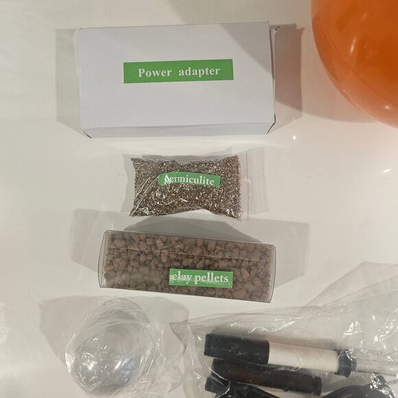 123 We Grow Orange Egg Shaped Hyproponic Indoor Garden System LED Lights - Picture 8 of 10